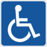 Rollstuhl mit Person
