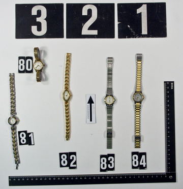 Sichergestellter Schmuck
