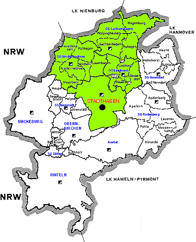 Zuständigkeitsbereich PK Stadthagen